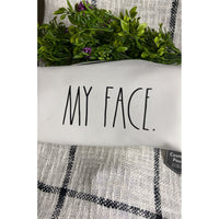 Rae Dunn My Face Cosmetic Bag
