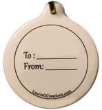 Dearest Friend Ever Porcelain Ornament Gift Boxed Christmas Best BFF - Laurie G Creations