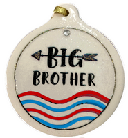 Big Brother Porcelain Ornament Gift Boxed Christmas Best BFF - Laurie G Creations