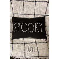 Spooky Black Rae Dunn Sofa Pillow