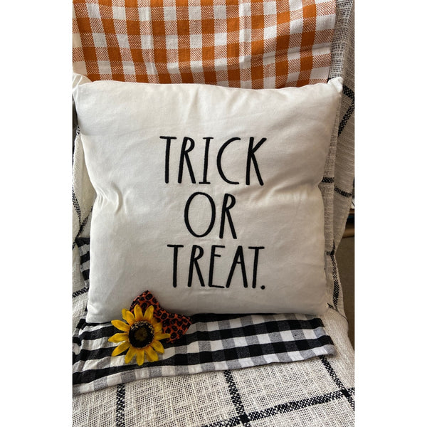 Rae Dunn Trick or Treat Pillow
