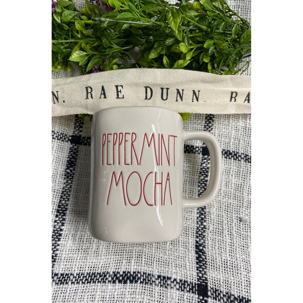 Rae Dunn Peppermint Mocha Coffee Mug