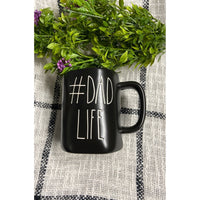Rae Dunn #Dad Life Black Coffee Mug