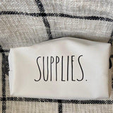 Supplies Rae Dunn Cosmetic Makeup Bag Zipper Case